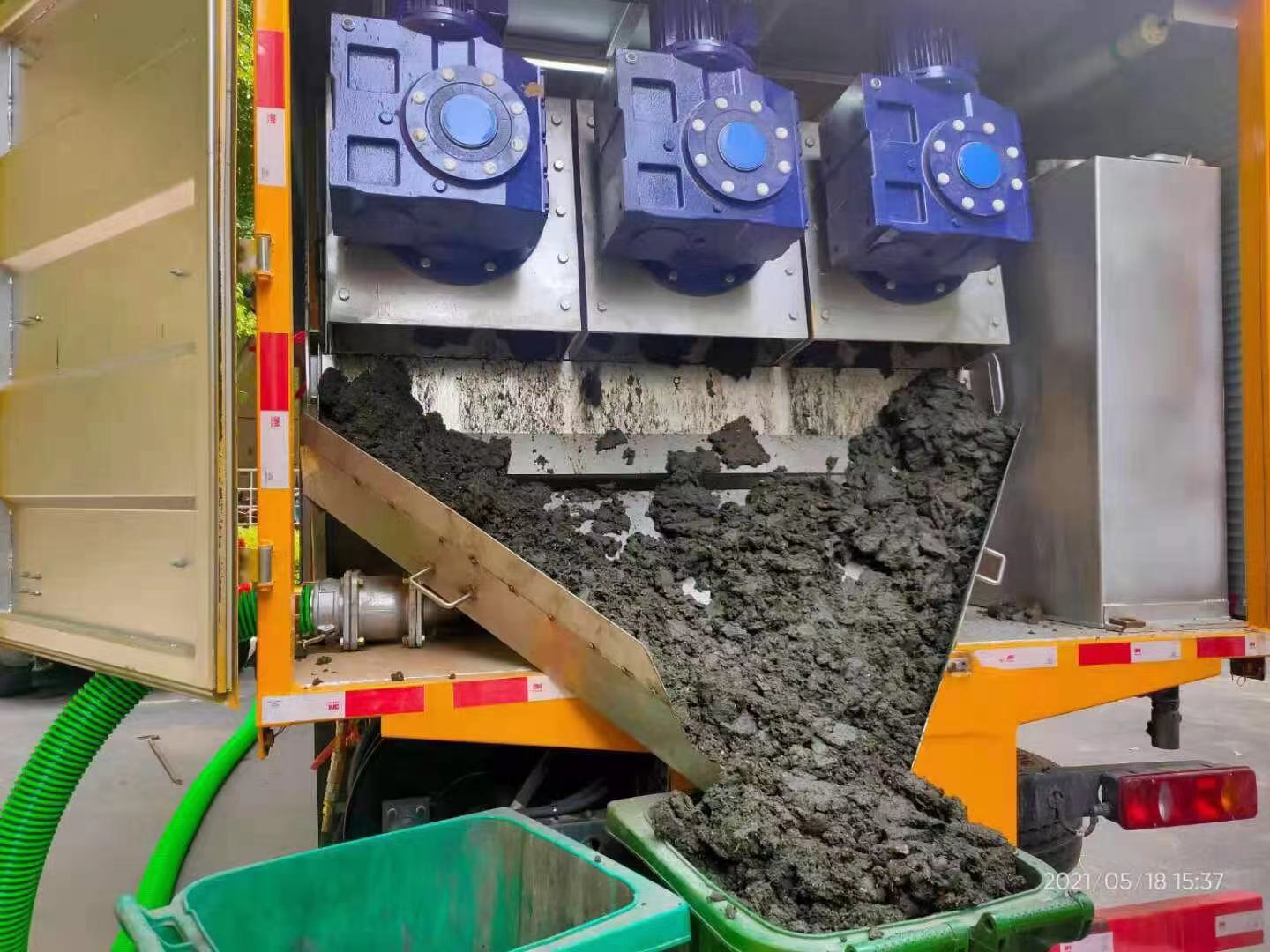 卢市镇化粪池清掏城市维护站-泥浆净化干湿分离处理